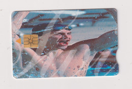 SOUTH AFRICA  -  Olympic Swimming Chip Phonecard - South Africa