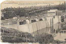 86 L'ISLE JOURDAIN  2 Cpa Usine Hydro-électrique De La Société Forces Motrices Vienne Vue Générale, Vanne De Décharge - L'Isle Jourdain