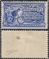 Estados Unidos EUA Urgentes 8 1911 Cartero En Bicicleta MH - Other & Unclassified