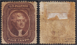 Estados Unidos USA 12 1857/60 Thomas Jefferson MH - Altri & Non Classificati