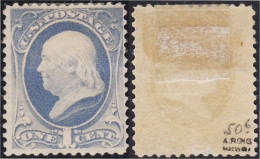 Estados Unidos USA 39 1870/82 Franklin Buste De Houdon MH - Andere & Zonder Classificatie