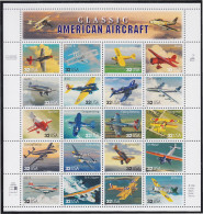 Estados Unidos USA 2610/29 1997 Aviones Americanos Clásicos MNH - Andere & Zonder Classificatie