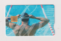 SOUTH AFRICA  -  Olympic Swimming Chip Phonecard - South Africa