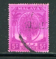 KEDAH- Y&T N°72- Oblitéré - Kedah