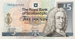 Scotland 5 Pounds, P-363 (15.4.2004) - UNC - St. Andrews Gold Club Issue - 5 Pounds