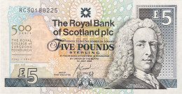 Scotland 5 Pounds, P-364 (1.7.2005) - UNC - 500 Years College Of Surgeons Issue - 5 Pounds