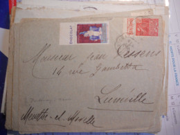 Type Femme Fachi 50 Cts Pub : Benjamin  Devant De Lettre - Storia Postale