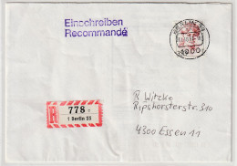 Berlin: Einschr. Fernbrief Portorichtig Mit EF Frauen A 350 - Briefe U. Dokumente