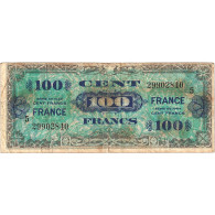 France, 100 Francs, Drapeau/France, 1944, 29902840, TB, Fayette:VF25.5, KM:123c - 1944 Bandiera/Francia