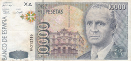 CRBS1058 BILLETE ESPAÑA 10000 PESETAS 1992 USADO - [ 4] 1975-… : Juan Carlos I
