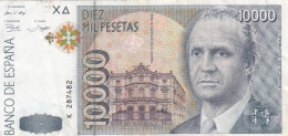 CRBS1057 BILLETE ESPAÑA 10000 PESETAS 1992 USADO - [ 4] 1975-… : Juan Carlos I