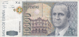 CRBS1052 BILLETE ESPAÑA 10000 PESETAS 1992 USADO - [ 4] 1975-…: Juan Carlos I.