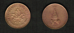 CANADA.   GAMES TOKEN---NO CASH VALUE (CONDITION AS PER SCAN) (T-176) - Professionali / Di Società