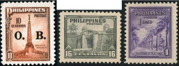 VAR1 Filipinas Philippines Nº 326+328+331 Sueltos  MNH - Filippine