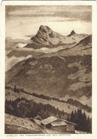 Ausblick Vom Schwanderberg Auf Den Ortstock Von Moos 1926 GF - Schwanden