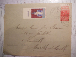 Type Femme Fachi 50 Cts Pub : Benjamin  Devant De Lettre - Storia Postale