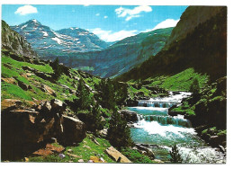 GRADAS DE SOASO, AL FONDO MONTE PERDIDO Y SOUM DE RAMON / SOASO GRADIN.- PARQUE NACIONAL DE ORDESA.- HUESCA.- ( ESPAÑA ) - Huesca