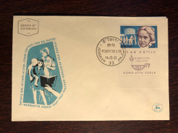 ISRAEL FDC COVER 1960 YEAR DOCTOR SZOLD RED CROSS HEALTH MEDICINE STAMPS - Storia Postale