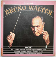 Mozart. Bruno Walter - Las 6 Ultimas Sinfonías. Conciertos Para Violín Nos. 3 Y 4 Y Otras. 6 X LP - Otros & Sin Clasificación