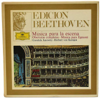 Edición Beethoven. Música Para La Escena. Oberturas Completas. Música Para Egmont. Karajan. 3 X LP - Andere & Zonder Classificatie
