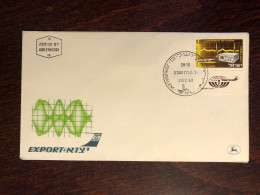 ISRAEL FDC COVER 1968 YEAR EKG ELECTROCARDIOGRAPHY HEALTH MEDICINE STAMPS - Lettres & Documents