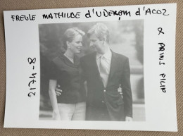 FILIP & MATHILDE VAN BELGIË (roi Des Belges) 12,5x9cm (REPRO PHOTO! Zie Beschrijving, Voir Description, See Description) - Personalità