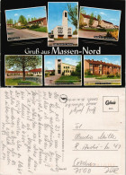 Ansichtskarte Massen-Unna Hellwegschule, Wohnblocks, Landenstraße 1987/1990 - Unna