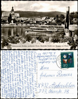 Oestrich-Winkel Panorama-Ansicht Rhein Schiff Rheingau Wein-Motive 1968/1966 - Oestrich-Winkel