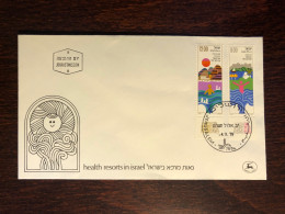 ISRAEL FDC COVER 1979 YEAR HEALTH RESORT  HEALTH MEDICINE STAMPS - Covers & Documents