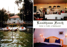 73084480 Ferch Landhaus Ferch Hotel Cafe Restaurant Am Schwielowsee Segelboot Fe - Ferch