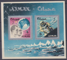 1966 Ajman 103-104/B8 Astronaut E.D. White - Asia