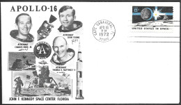 US Space Cover 1972. "Apollo 16" Launch ##05 - Stati Uniti