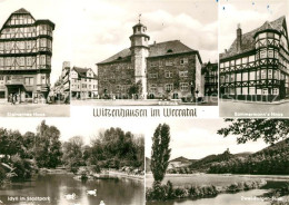 73084160 Witzenhausen Rathaus Steinernes Haus Sommermanns Haus Stadtpark Witzenh - Witzenhausen