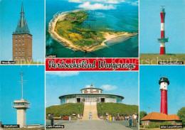 73083472 Wangerooge Nordseebad Fliegeraufnahme Westturm Signalturm Cafe Pudding  - Wangerooge