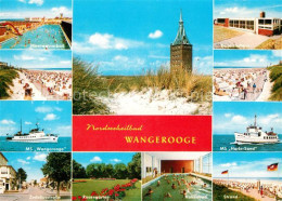 73083470 Wangerooge Nordseebad Meerwasserbad MS Wangerooge Strand Kurmittelhaus  - Wangerooge