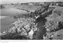 [64] Pyrénées-Atlantiques > Anglet Erosion De La Cote Fevrier 1984 Photographie Journal Sud Ouest REPRODUCTION - Anglet