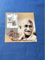 India 2013 Michel Block 118 Tag Der Philatelie  Gandhi MBH - Ungebraucht