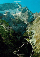 73083204 Bergsteigen Klettern Zugspitze Besteigungsroute Hoellental  - Alpinisme