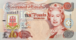 Gibraltar 10 Pounds, P-30 (10.9.2002) - UNC - B004447 - Gibilterra