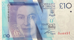 Gibraltar 10 Pounds, P-36 (1.1.2010) - UNC - Gibilterra