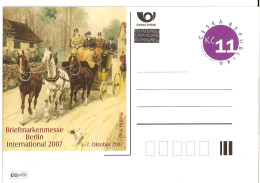 CDV A 149 Czech Republic Berlin Stamp Exhibition 2007 Coach Horse - Cartes Postales