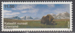 2013 Greenland Musk Ox Complete Set Of 1 MNH @BELOW Face Value - Unused Stamps