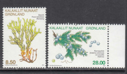 2013 Greenland Herbs Plants Complete Set Of 2 MNH @BELOW Face Value - Unused Stamps