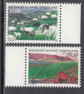 2013 Greenland Agriculture Sheep Complete Set Of 2 MNH @BELOW Face Value - Nuovi