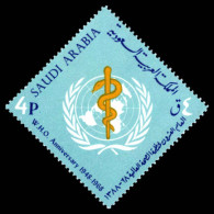 Saudi Arabia 1969 20th Anniversary (1968) Of WHO Unmounted Mint. - Arabie Saoudite
