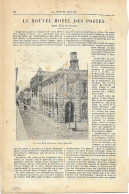 Tunisie - Nouvel Hôtel Des Postes - TUNIS - 1892 - Appareils HUGHES - Textes Et Photos Noir Et Banc - Emile ZOLA - Documents Historiques