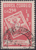 1957 Brasilien ° Mi:BR 912, Sn:BR 849, Yt:BR 631, The 25th Anniversary Of The Sao Paulo Revolutionary Govt - Francobolli Su Francobolli