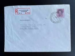 NETHERLANDS 1985 REGISTERED LETTER 'S GRAVENHAGE GOUDSBLOEMLAAN TO VIANEN 22-03-1985 NEDERLAND AANGETEKEND - Lettres & Documents