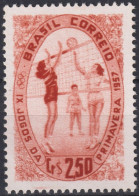1957 Brasilien ** Mi:BR 915, Sn:BR 851, Yt:BR 633, 9th Spring Games /Rio De Janeiro - Neufs