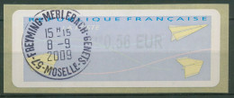 Frankreich 2008 Automatenmarken Papierflieger ATM 55.2 Gestempelt - 2000 « Avions En Papier »